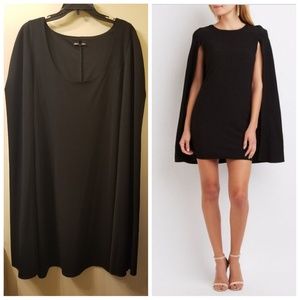 Black Cape Dress